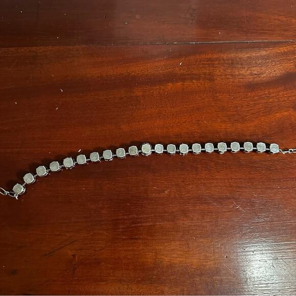 Mariana Necklace Round faceted Stone Statement Classic Elegant Jewelry - Picture 13 of 14